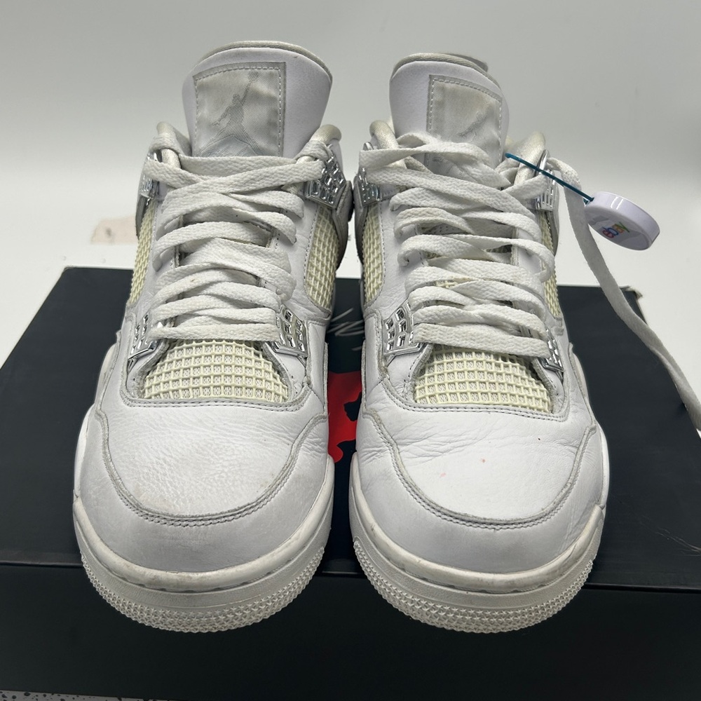NIKE AIR JORDAN 4 Retro Men’s Size 11 white - Picture 2 of 12